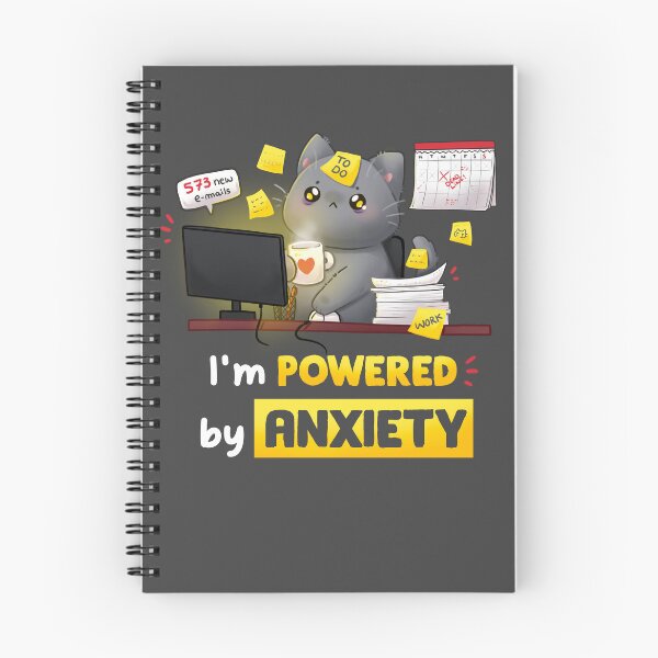 Aperçu de l'œuvre Je suis alimenté par l'anxiété créée et vendue par linkitty.