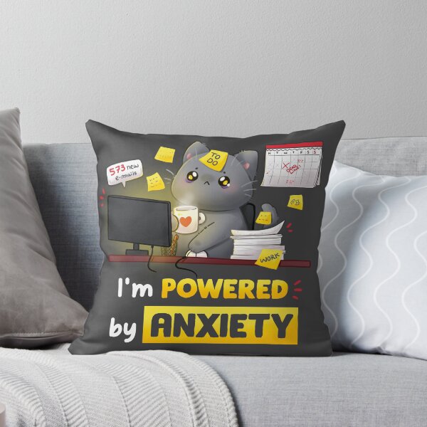 Item preview, I'm powered by anxiety designed and sold by linkitty.