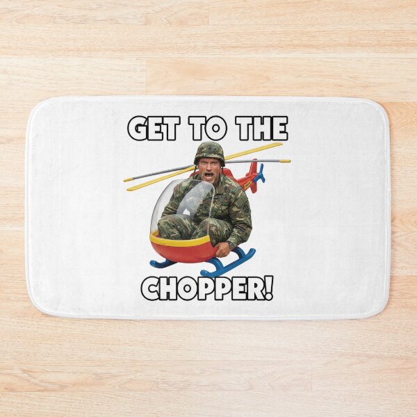 Item preview, Get to the Chopper, Action Hero, Military, Tiny Helicopter, funnyfits70, Humor, Funny, retro, vintages, funny quotes, animal humor, designed and sold by FunnyFits70.