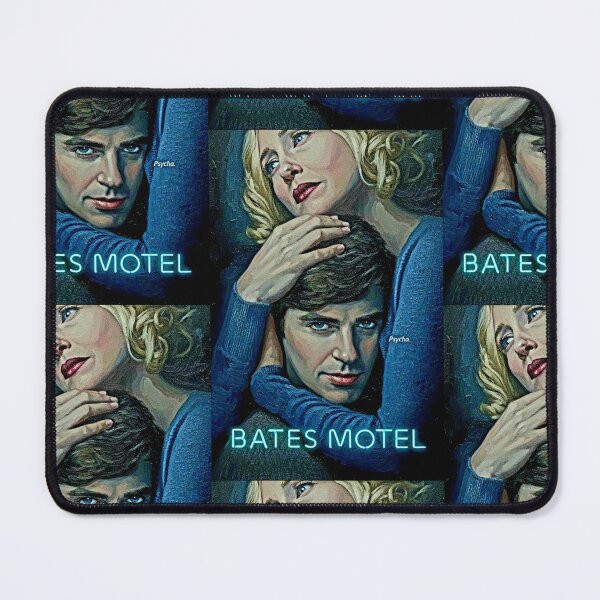 Item preview, Mother and Son Dark Psychological Drama Art | Blue Neon Glow Painting | Modern Thriller Series designed and sold by Art's Diner.