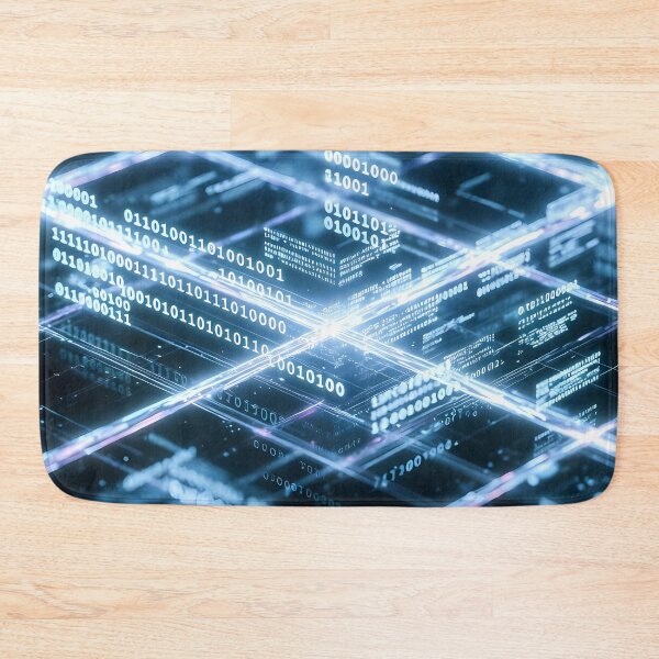 Item preview, Futuristic Glowing Grid Pattern (image size 7840x11680) designed and sold by Digital-Davinci.