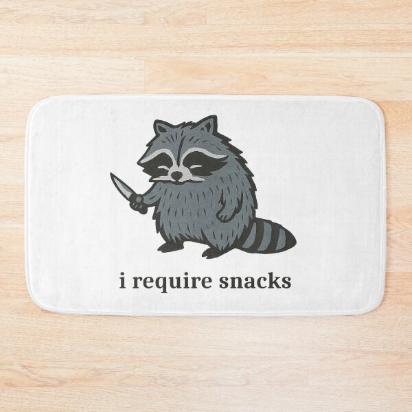 Item preview, i Require Snacks Raccoon  designed and sold by first-shirt ⭐ ⭐ ⭐ ⭐ ⭐.