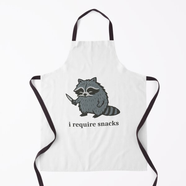 Item preview, i Require Snacks Raccoon designed and sold by first-shirt ⭐ ⭐ ⭐ ⭐ ⭐.