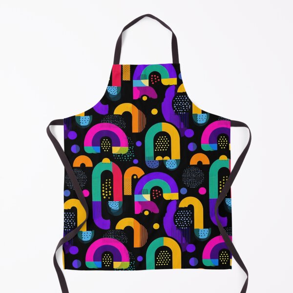 Item preview, Vibrant Neo-Memphis Geometric Rainbow Pattern designed and sold by ikidyounot.