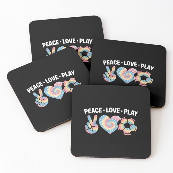 Item preview, Peace Love Play Soccer Lovers designed and sold by KarstenNoanra.