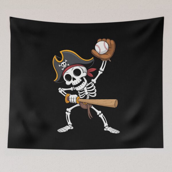 Item preview, Pirate Skeleton Baseball designed and sold by KarstenNoanra.