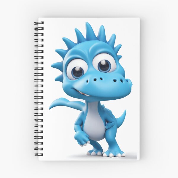Item preview, Adorable dinosaurio azul de dibujos animados designed and sold by DavidePoggio.