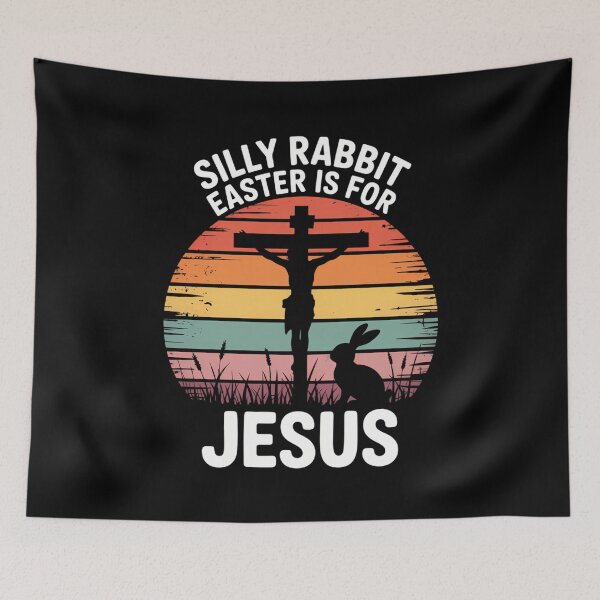 Item preview, Rabbit Easter Jesus Christians designed and sold by KarstenNoanra.