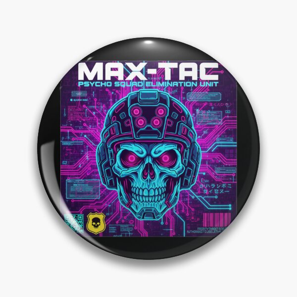 Item preview, Cyberpunk  - Max-Tac - Psycho Squad Elimination Unit designed and sold by clubtee.