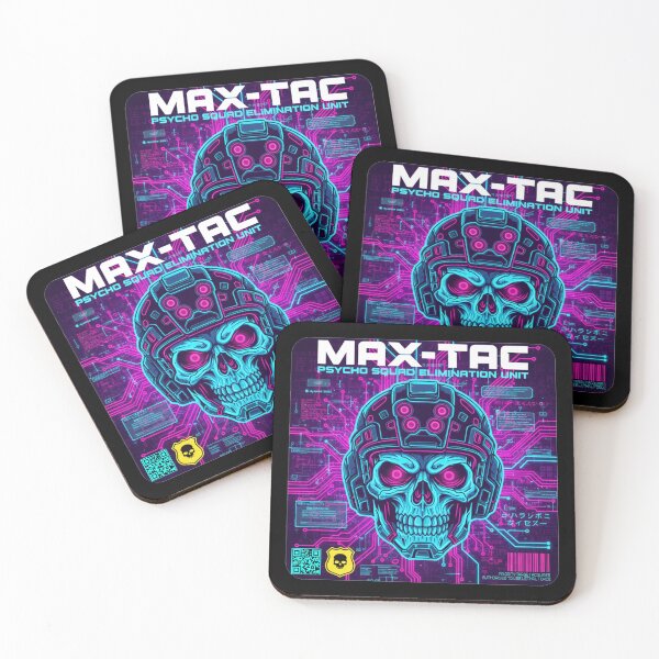 Item preview, Cyberpunk  - Max-Tac - Psycho Squad Elimination Unit designed and sold by clubtee.