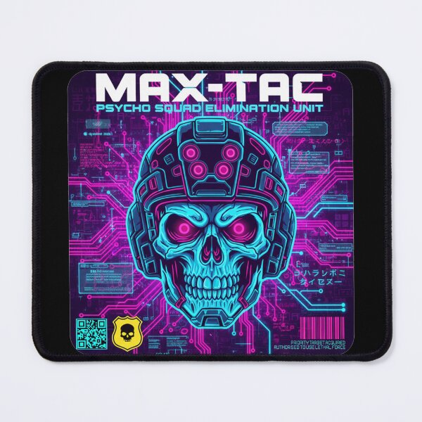 Item preview, Cyberpunk  - Max-Tac - Psycho Squad Elimination Unit designed and sold by clubtee.
