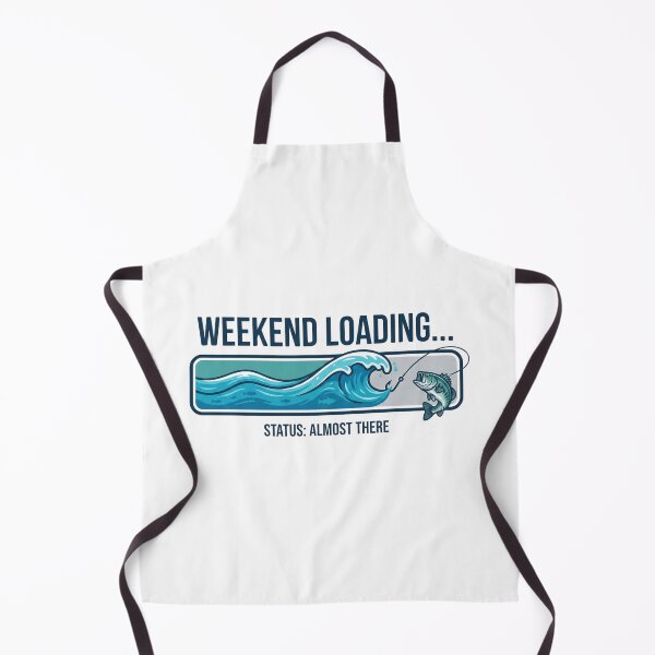 Item preview, Funny Fishing Weekend Loading Status Bar Design designed and sold by EverBranz-stor.