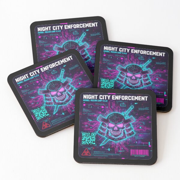 Item preview, Cyberpunk  - Night city Enforcement - Recon Chip  designed and sold by clubtee.