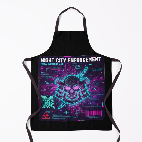 Item preview, Cyberpunk - Night city Enforcement - Recon Chip designed and sold by clubtee.