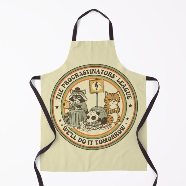 Item preview, We’ll Do It Tomorrow – Vintage Burnout Raccoon Club designed and sold by Whisky1111.