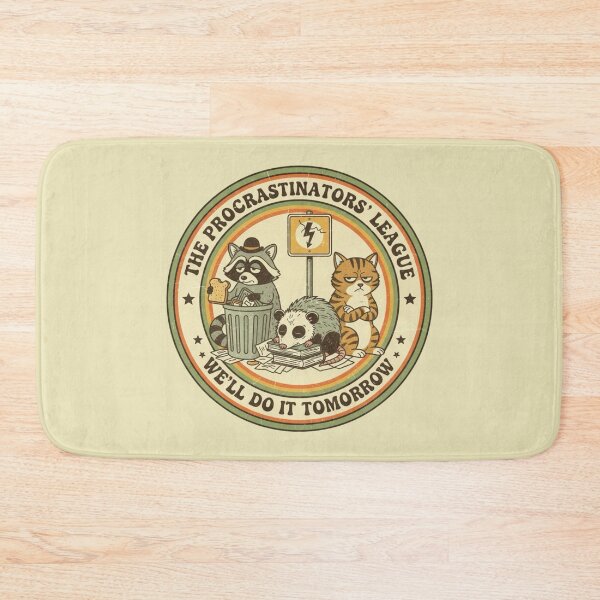Item preview,  We’ll Do It Tomorrow – Vintage Burnout Raccoon Club designed and sold by Whisky1111.