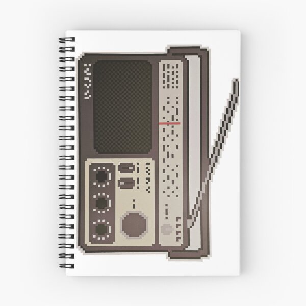 Item preview, "8-Bit Airwaves" – Retro Pixel Radio Design designed and sold by WheresMyMojo.