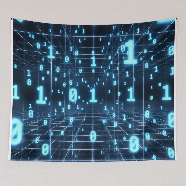 Item preview, Futuristic Glowing Grid Pattern (image size 7840x11680) designed and sold by Digital-Davinci.