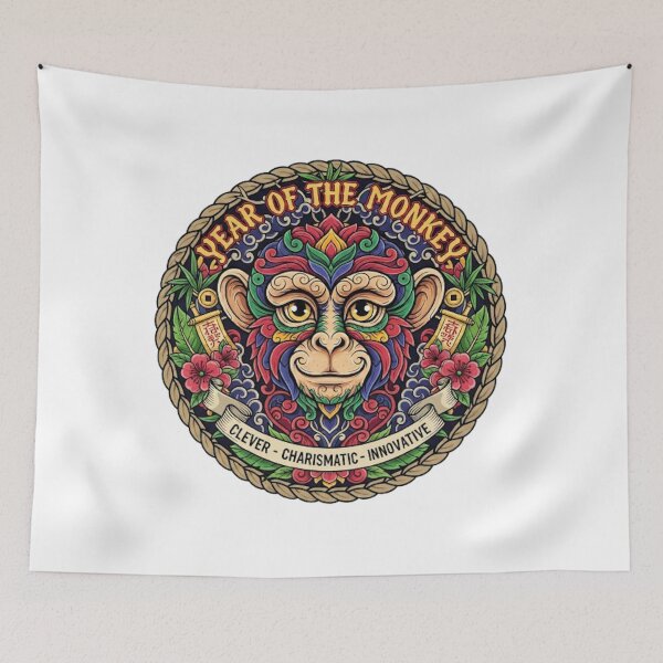 Item preview, YEAR OF THE MONKEY designed and sold by likbatonboot.