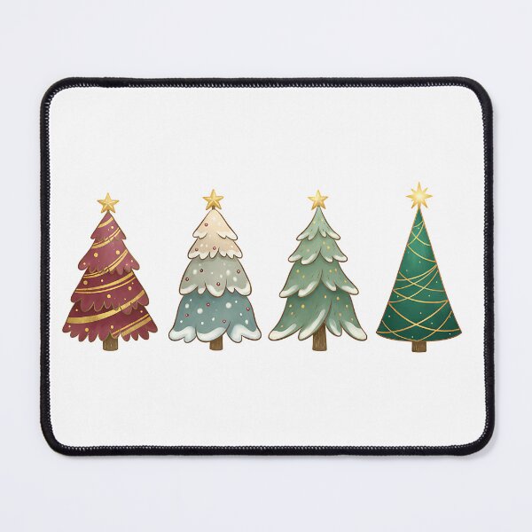 Item preview, Festive Forest — Christmas Tree Quartet designed and sold by Mora Atelier Designs.