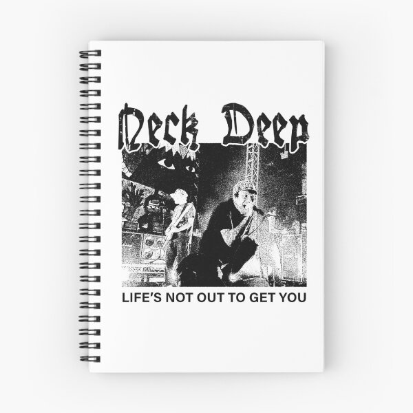Item preview, Neck Deep - Life's Not Out To Get You (White Tee) designed and sold by Kev Prescott.