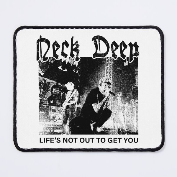 Item preview, Neck Deep - Life's Not Out To Get You (White Tee) designed and sold by Kev Prescott.