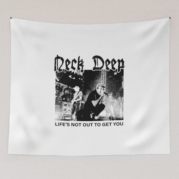 Item preview, Neck Deep - Life's Not Out To Get You (White Tee) designed and sold by Kev Prescott.