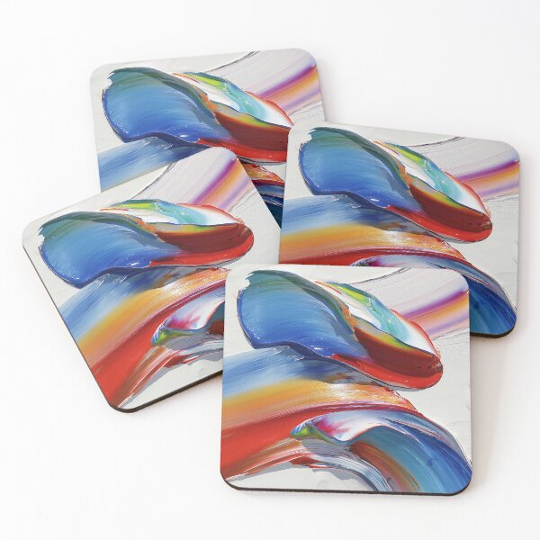 Item preview, Vibrant Color Streaks on Canvas designed and sold by lautir.