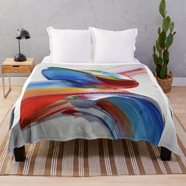 Item preview, Vibrant Color Streaks on Canvas designed and sold by lautir.