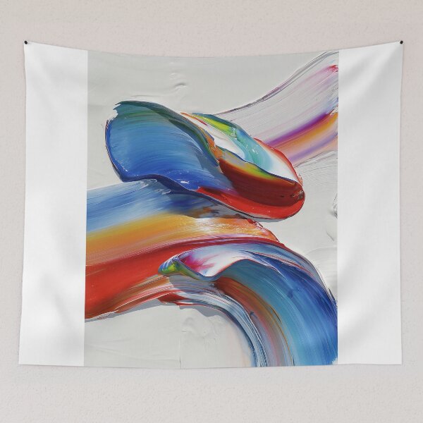 Item preview, Vibrant Color Streaks on Canvas designed and sold by lautir.