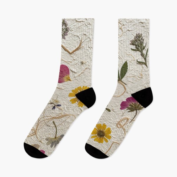Item preview, Garden Pressed Flower Paper designed and sold by Kaleidoscope Print.