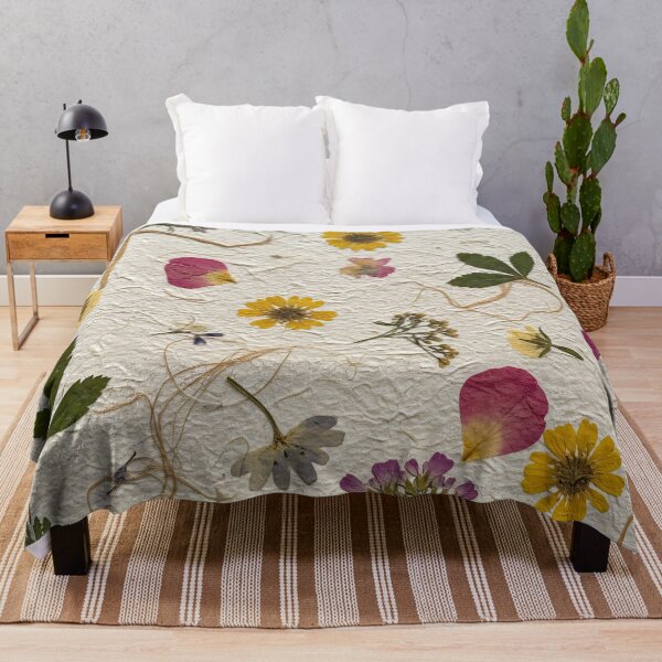 Item preview, Garden Pressed Flower Paper designed and sold by Kaleidoscope Print.