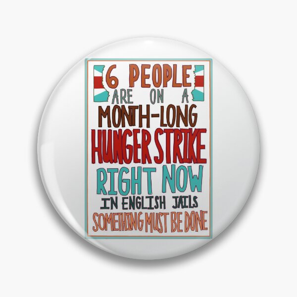 Item preview, Hunger Strike Poster - Palestine to Britain designed and sold by batsdoodle.
