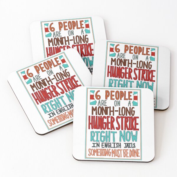 Item preview, Hunger Strike Poster - Palestine to Britain designed and sold by batsdoodle.