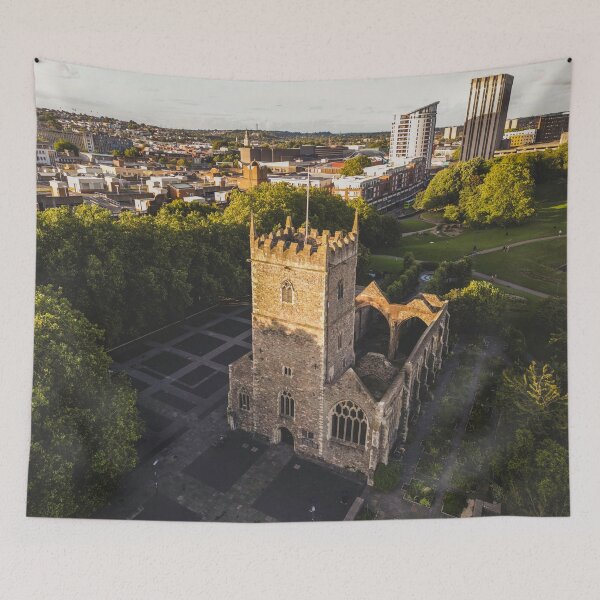 Item preview, Medieval Church at Castle Park - Bristol UK designed and sold by DRONY.