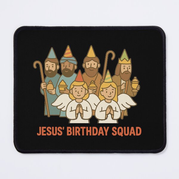 Item preview, Jesus' Birthday Squad – Cute Nativity Party Crew Christmas designed and sold by PunchDrop.