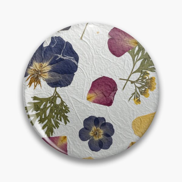 Item preview, Indigo Pansy Pressed Flowers designed and sold by Kaleidoscope Print.