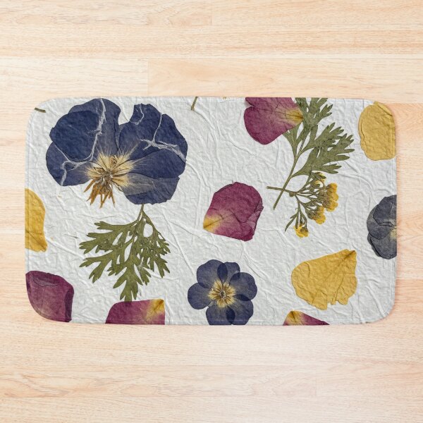 Item preview, Indigo Pansy Pressed Flowers designed and sold by Kaleidoscope Print.