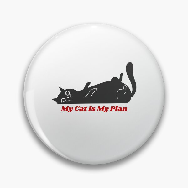 Artikelvorschau, Meine Katze ist mein Plan – Lustiges Geschenk für Katzenliebhaber entworfen und verkauft von MSHobbies.