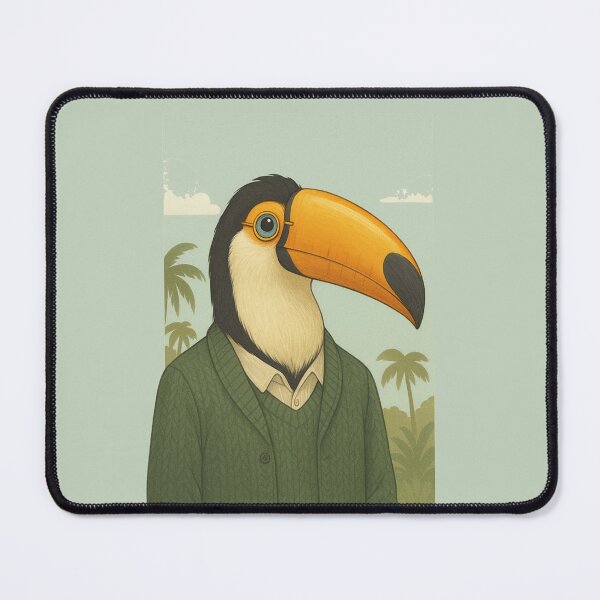 Item preview, THE GENTLEMAN TOUCAN designed and sold by TheWonkyEaselCo.