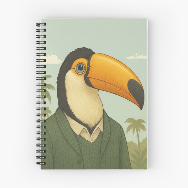 Item preview, THE GENTLEMAN TOUCAN designed and sold by TheWonkyEaselCo.