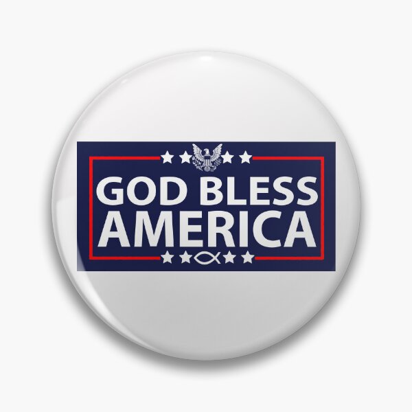 Item preview, God Bless America; USA; designed and sold by StickerApe.