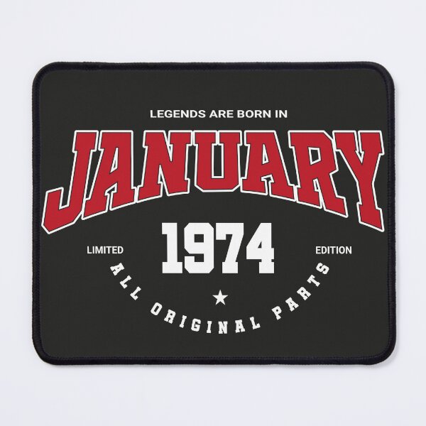 Item preview, January legends 1974 designed and sold by HB Shirts.
