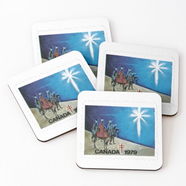 Item preview, Canadian Canada Three Wise Men Vintage Postage Stamp designed and sold by red-amber65.