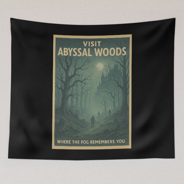 Item preview, Visit Abyssal Woods — Where the Fog Remembers You designed and sold by ChickenFund.