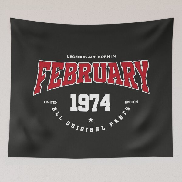 Item preview, February legends 1974 designed and sold by HB Shirts.