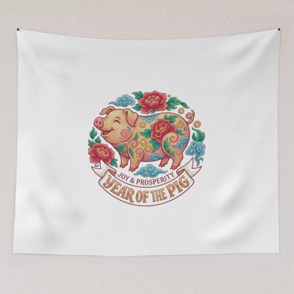 Item preview, YEAR OF THE PIG designed and sold by likbatonboot.