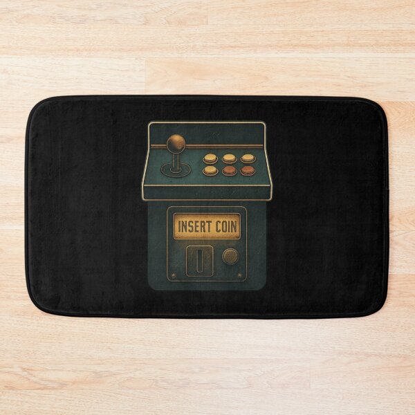 Item preview, Insert Coin - Vintage Arcade Control Panel Illustration designed and sold by MKreative Studio.