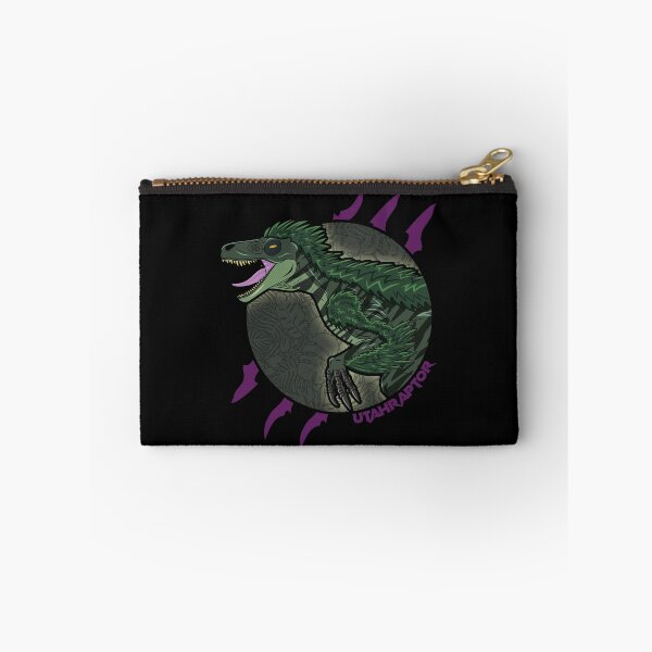 Item preview, Utahraptor – claw-slashed dinosaur design – dark green designed and sold by Grimtech Workshop.