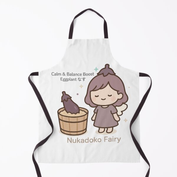 Item preview, Nukadoko Fairy – Eggplant Edition | Calm & Balance Japanese Fermentation Art designed and sold by Yohei-Studio.